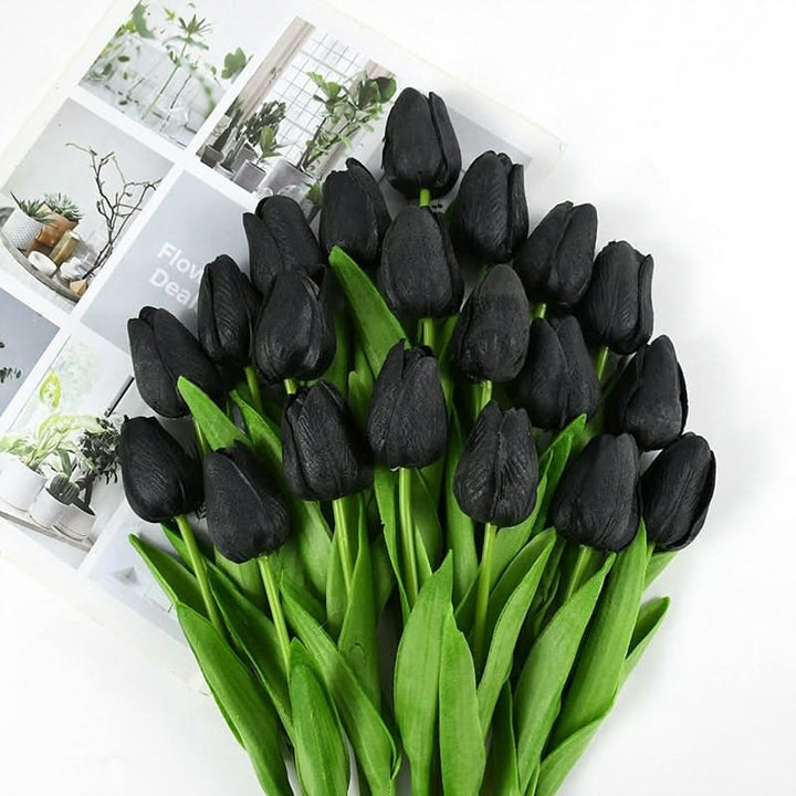 Norvo | Kunstig Tulipanbukett med Realistiske Livaktige Blomster