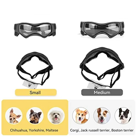 Norvo | Beskyttende UV-solbriller for små hunder med justerbare stropper