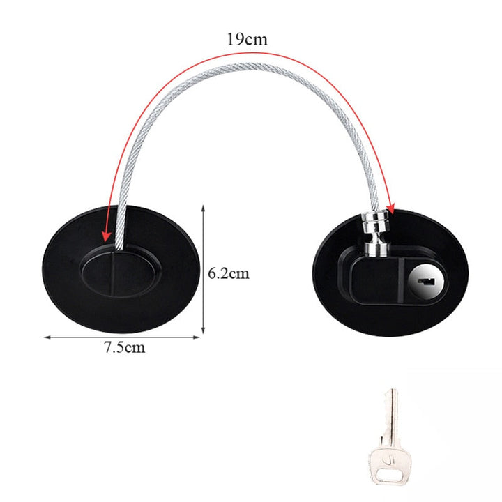 Safe Baby Secure Door Cabinet Lock | Norvo