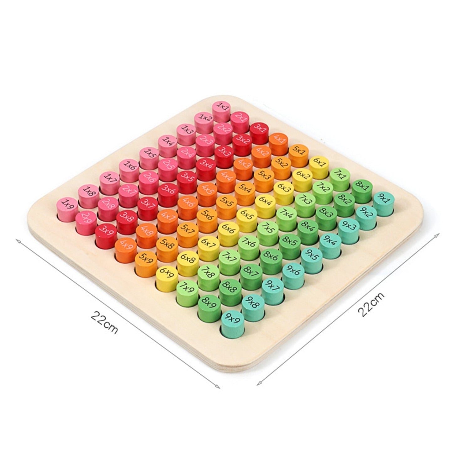 Norvo | Pedagogisk Tre Multiplikasjon Montessori Tavle