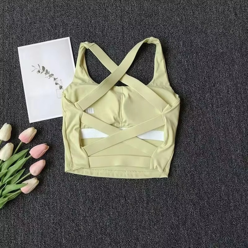 Norvo | Sømløs Sports-BH for kvinner Push Up Yoga og Løp Top