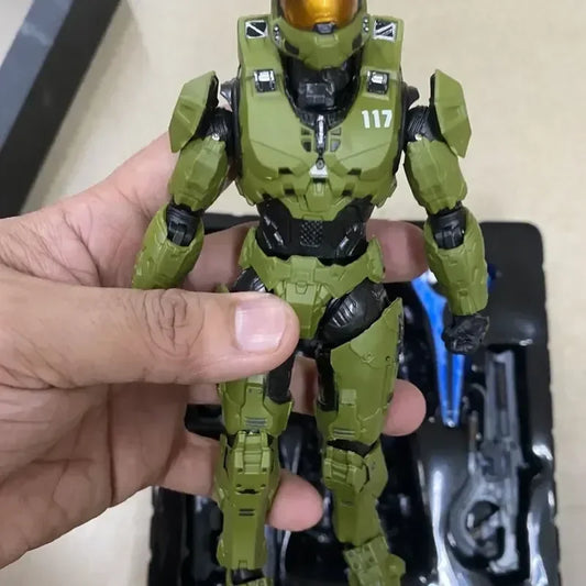 Norvo | 18cm Halo Infinite Master Chief Mjolnir Mk Vi 1/12 skala 17.5cm 6" actionfigur Re:edit Gen.3 117 Ko's 1000 modelldukker leker