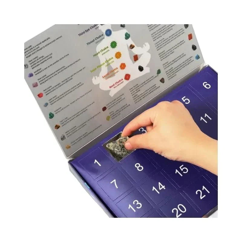 Norvo | Adventskalender med 24 ekte edelstener for unge utforskere