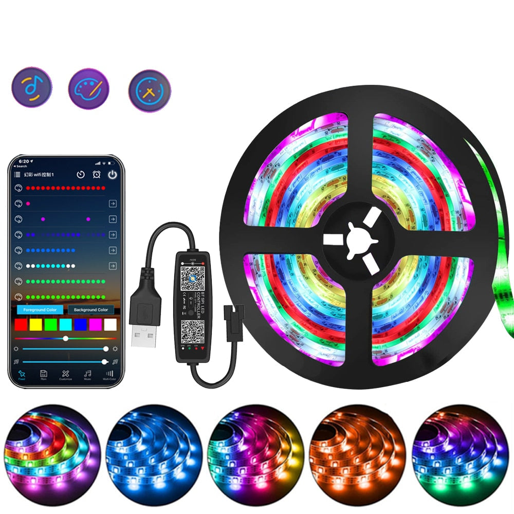 Norvo | 1M-20M RGB LED Lysstripe 5V LED