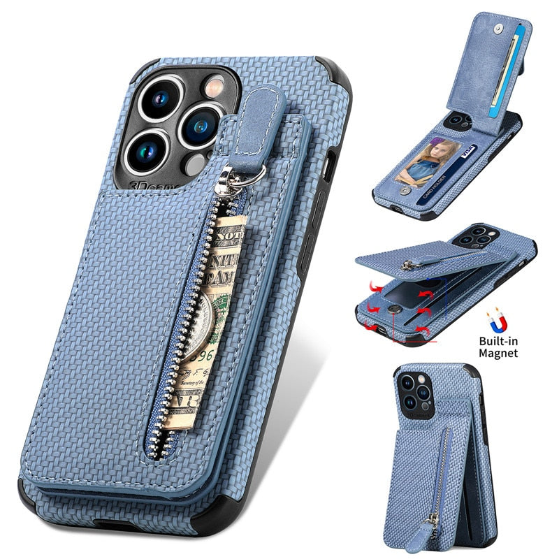 Norvo | Zip Zip Elegance Lommebok iPhone Etui