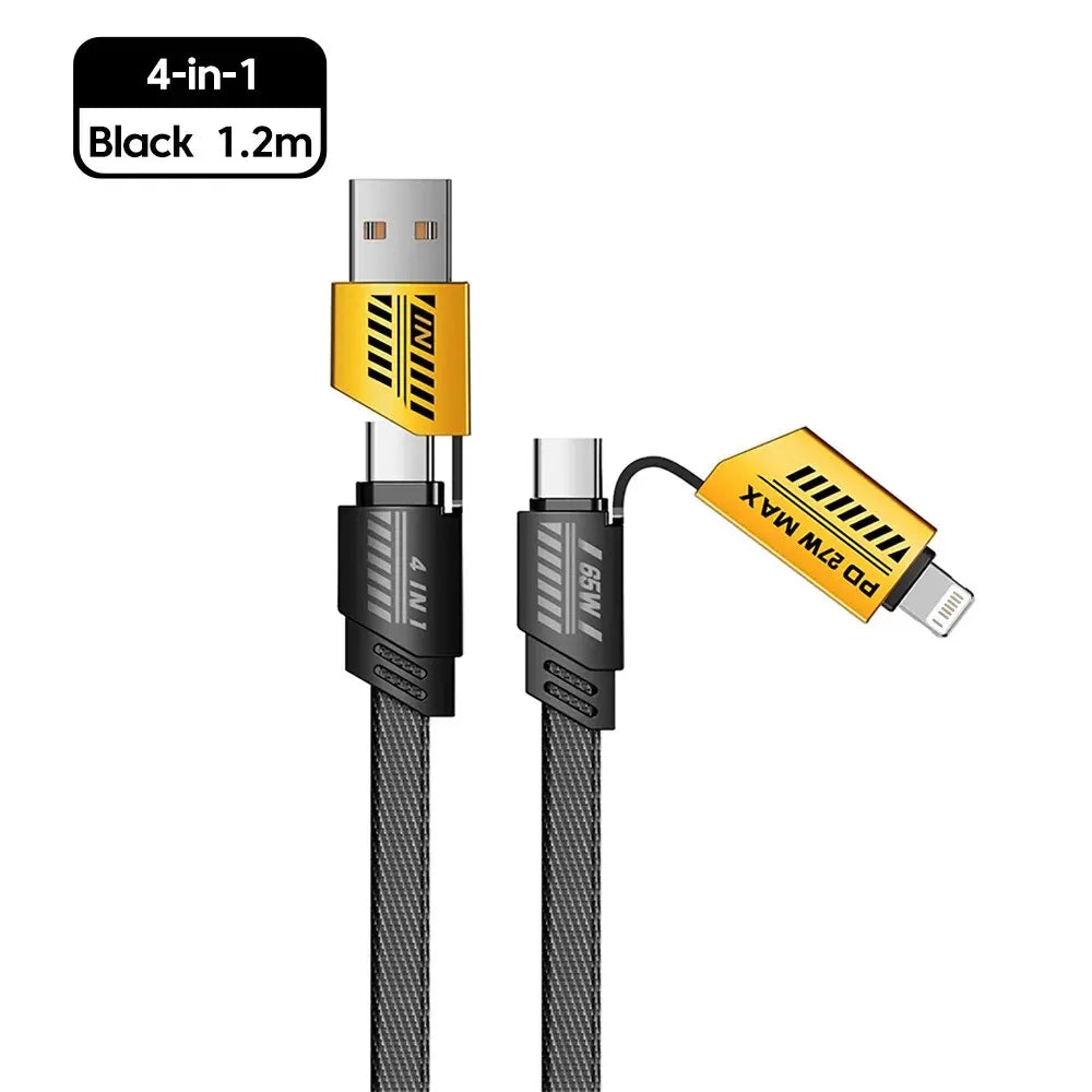 Norvo | Ultra Strong 4 i 1 Hurtigladings Datakabel