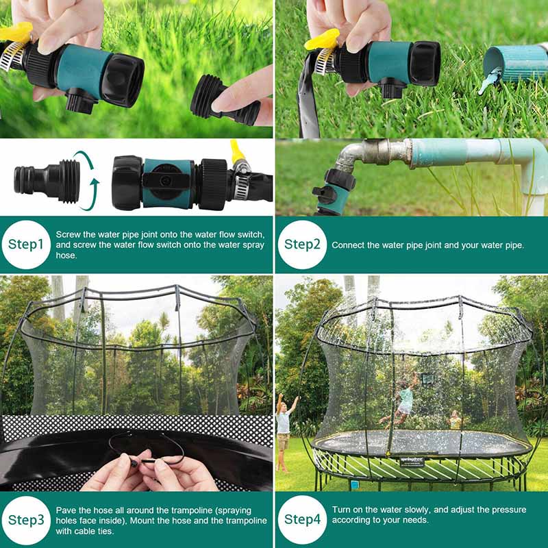 Norvo | Forfriskende trampoline moro - vannsprinkler