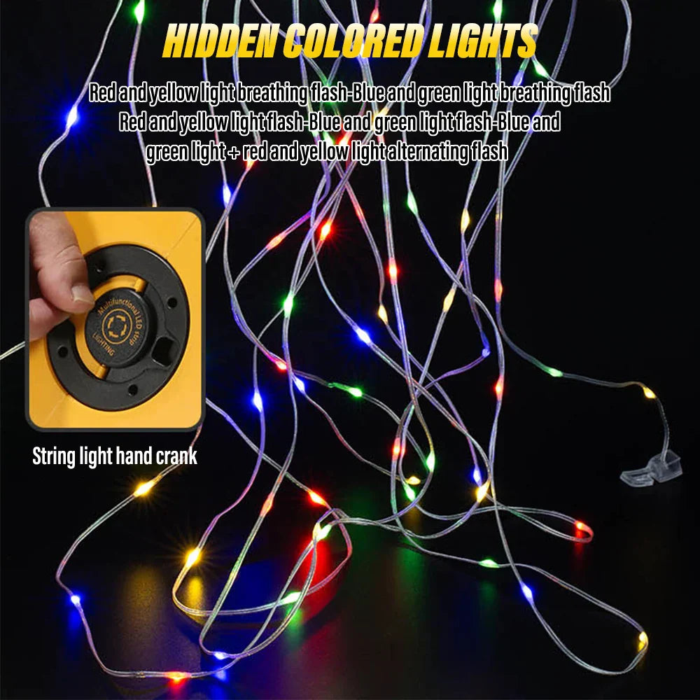 Norvo | Høyhastighets håndholdt oppladbar flerfunksjonell bærbar lommelykt