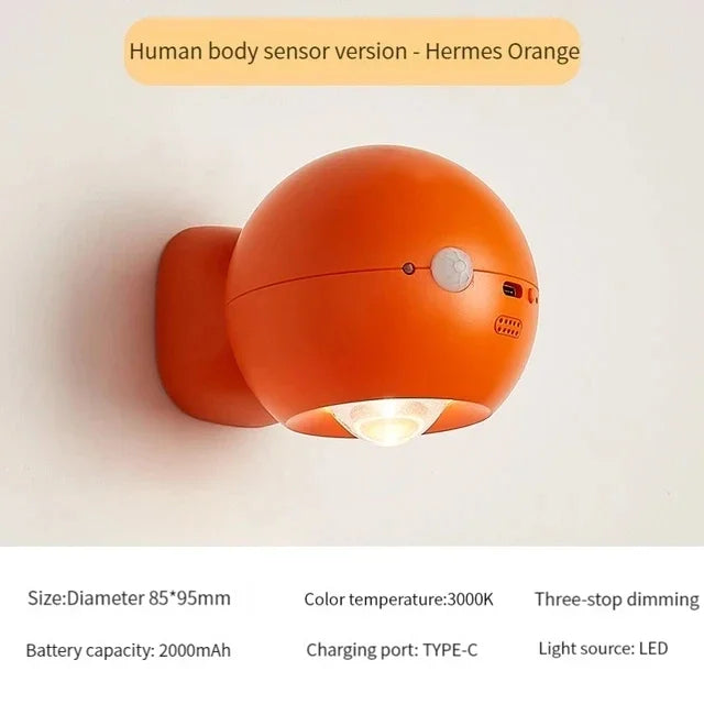 Norvo | Roterende Mini Magnetisk Oppladbar Vegglampe