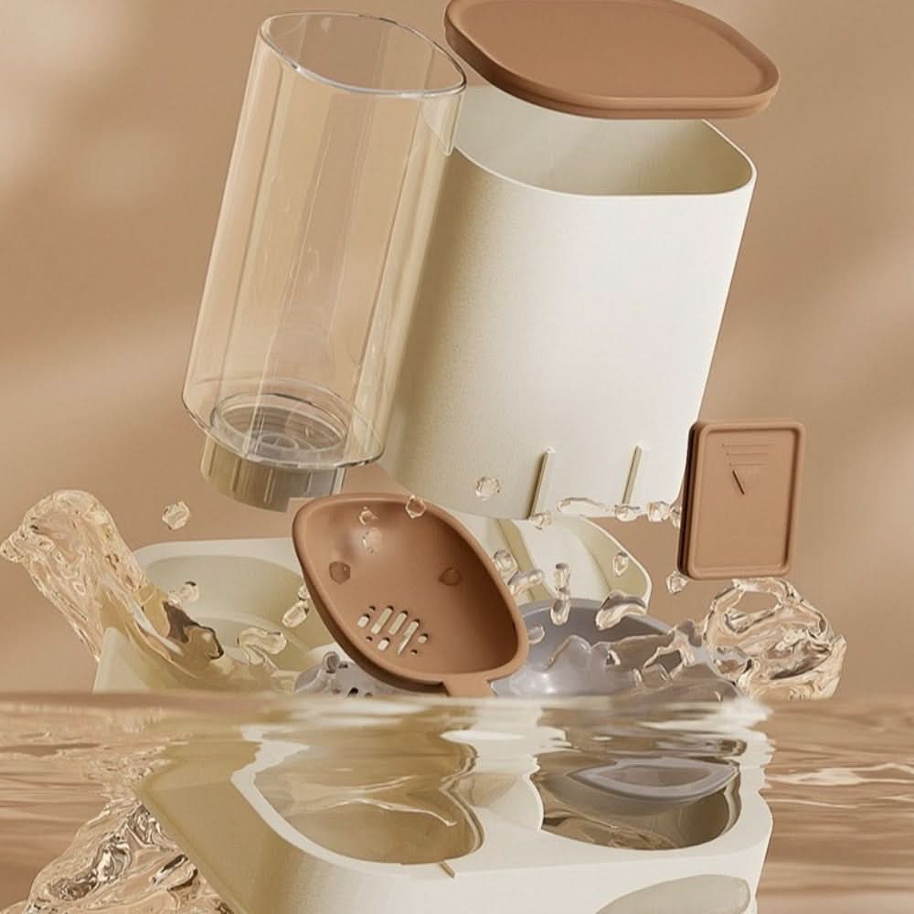 Norvo | Automatisk Mat- og Vann Dispenser for Kjæledyr