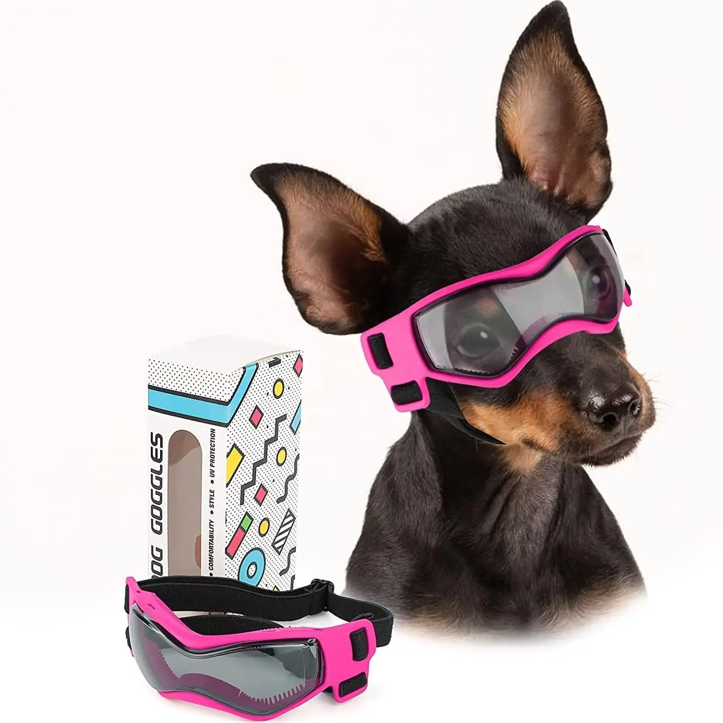 Norvo | Beskyttende UV-solbriller for små hunder med justerbare stropper