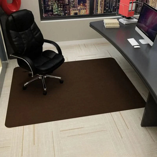 Norvo | 90x120cm Kontorstolmatte – Teppebeskytter for harde gulv