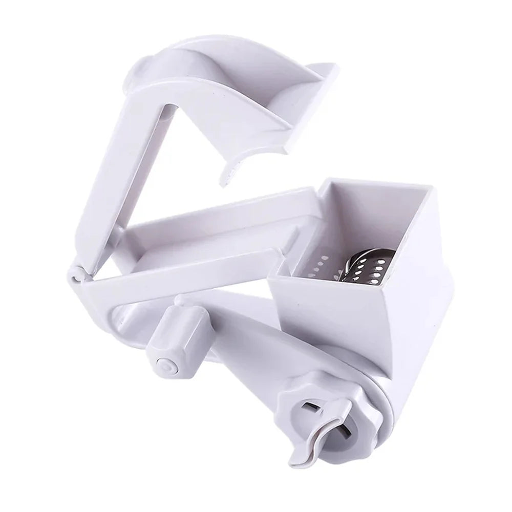 Norvo | RollaGrate Ost Rivejern | Manuelt Trommelrivejern med Håndtak | Rustfritt Stål & ABS | For Ost, Nøtter & Sjokolade