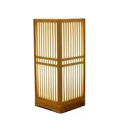 Norvo | Zen-Inspirert Bambus Bordlampe for Soverom og Stue