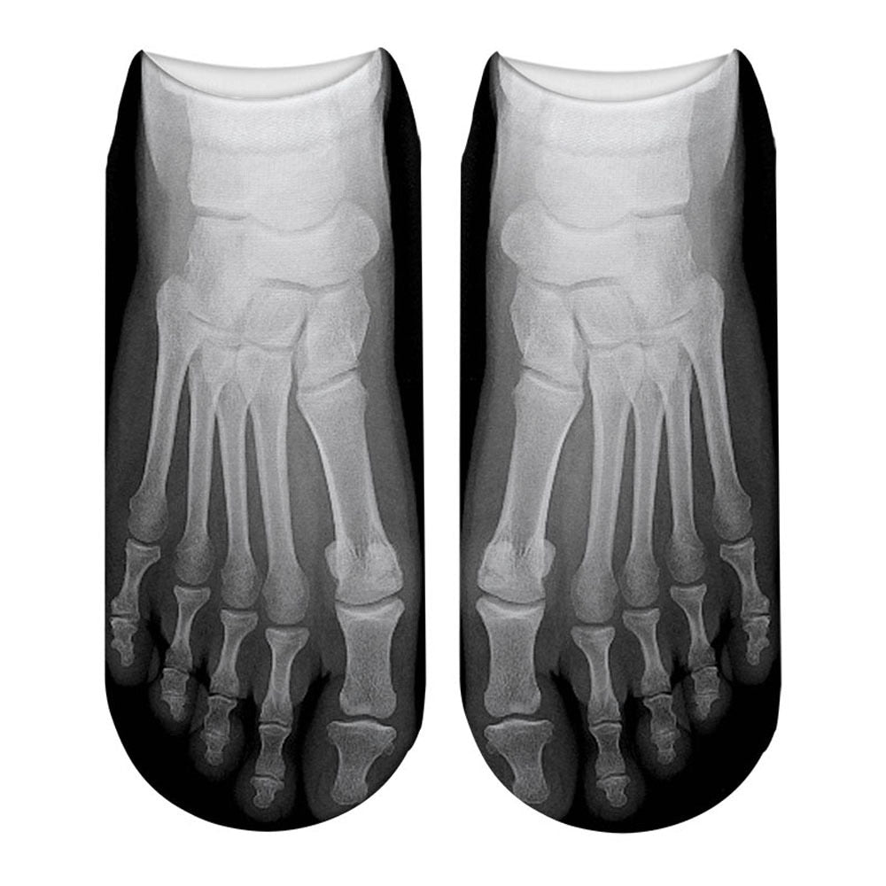 Norvo | 3D Trykt Morsomme Kreative Ankelsokker