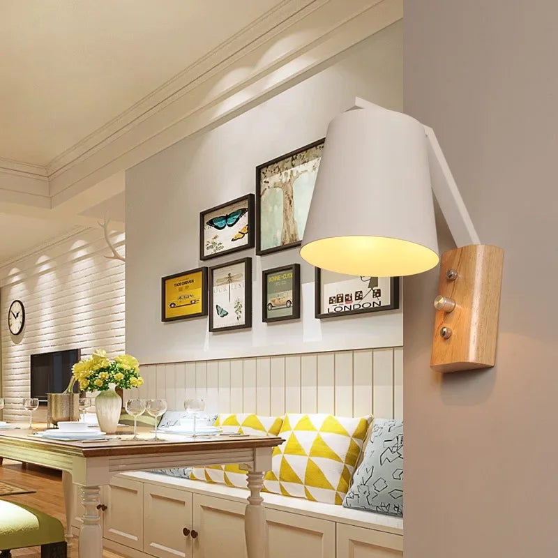 WoodGlow Light – LED Vegglampe for Soverom Norvo