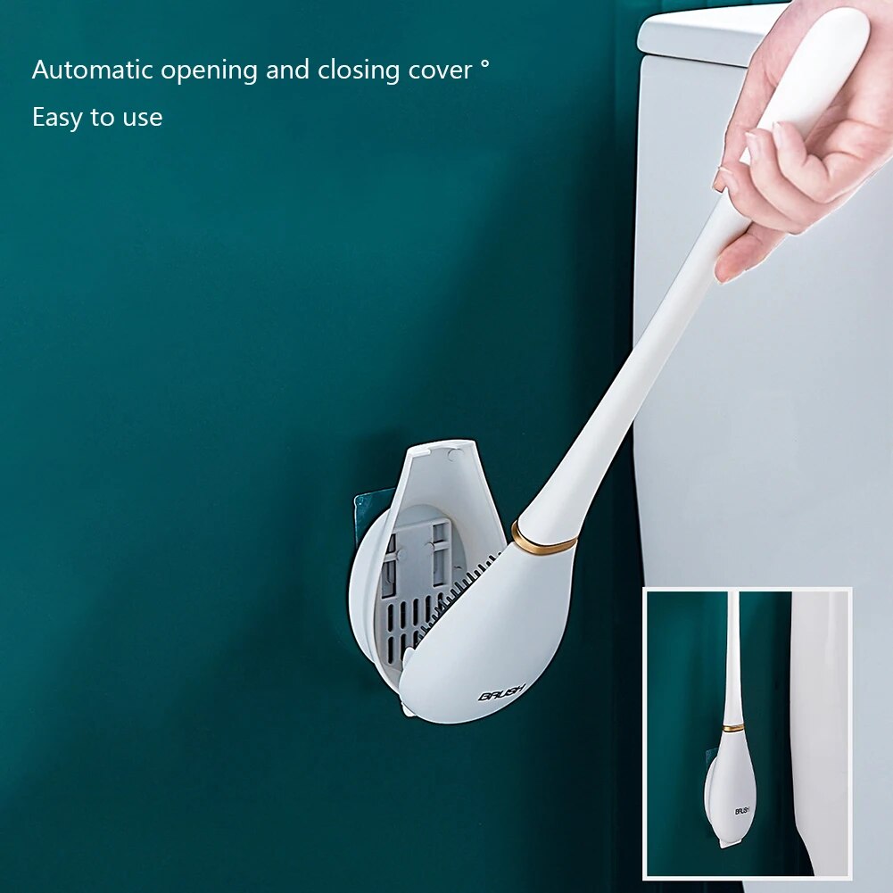 SumiClean - Slim silikon toalettbørste for badet ditt Norvo