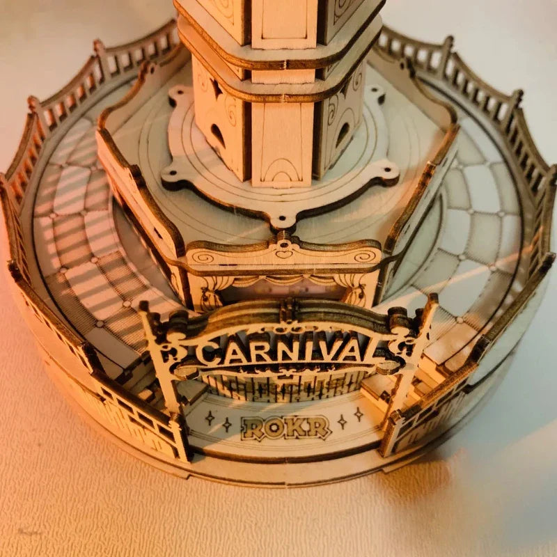 Norvo | Tre 3D Puslespill DIY Karnevalstårn Kitt