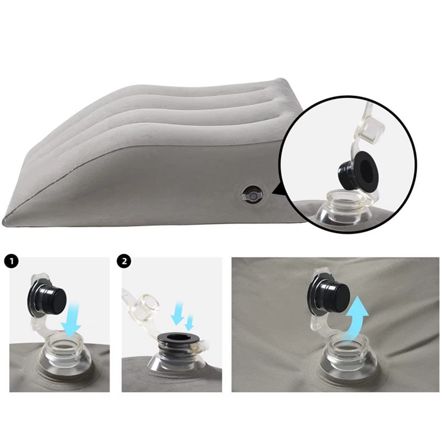 Norvo | Inflatable Fot- & Rygghevende Reisepute