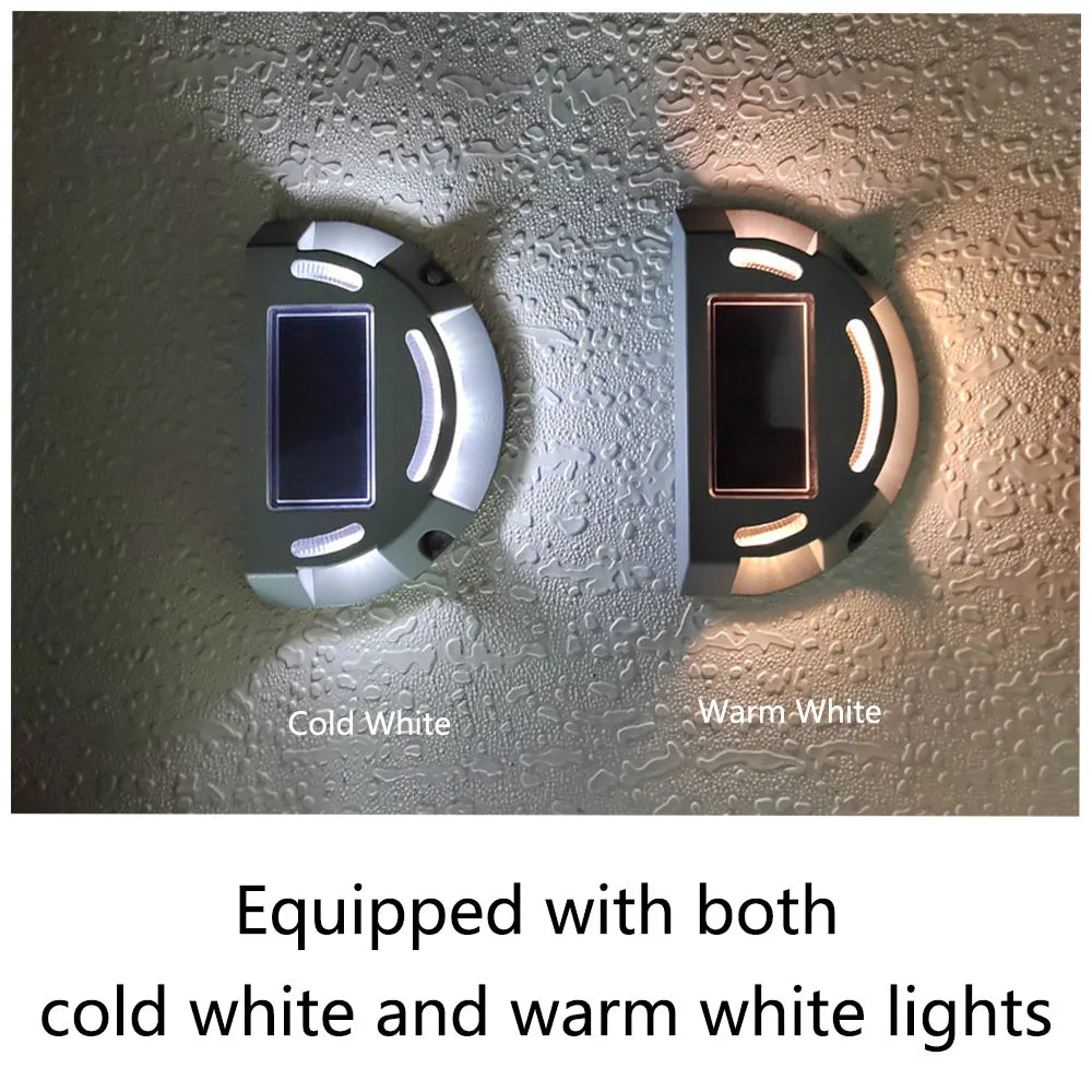 Norvo | Lumivance Soltrinnlys 2-i-1 | Varmehvit & Kaldhvit | Vanntett IP65 | For Uteområder, Trapper, Stier & Innkjørsler