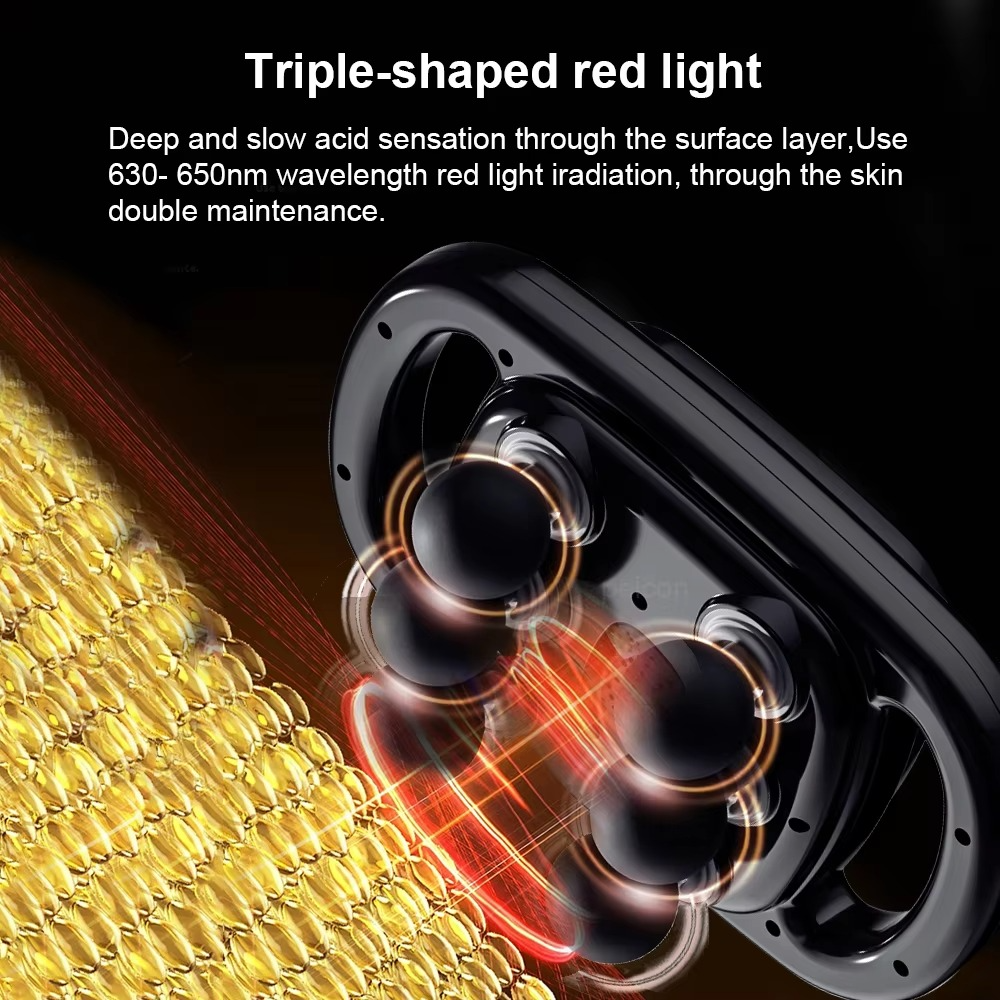 Norvo | Trådløs dypvev-perkusjonsmassager med 6 vedlegg og 0,55 tommers slag