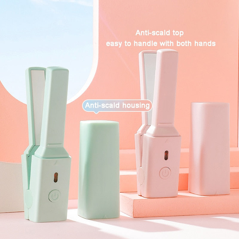 Norvo | Mini Rask Oppvarming USB Reise Hårglatter