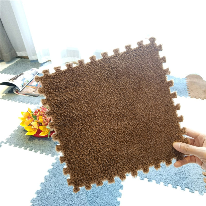 DIY Vinter Plush Puslespill Matte | Norvo