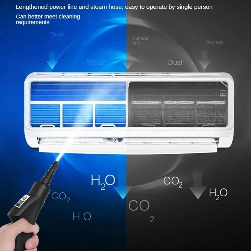 Norvo | Håndholdt damprenser med 37 oz tank og 2500W høy effektutgang
