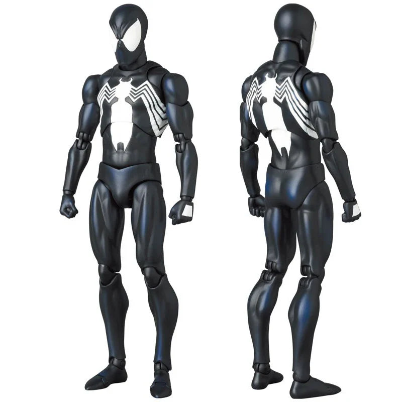 CT 1/12 Skala Spider-Man & Venom Actionfigurer - 6-tommers Samlemodell Dukker for Anime-fans, Mafex 147 Utgivelse