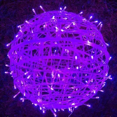 LED Rattan Ball String Lights – Dekorativ utendørs belysning for hager og fester | Norvo