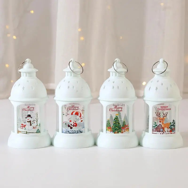 Norvo | SantaGlow - LED-lanterner med julemotivet Santa Claus for en festlig og koselig juleatmosfære