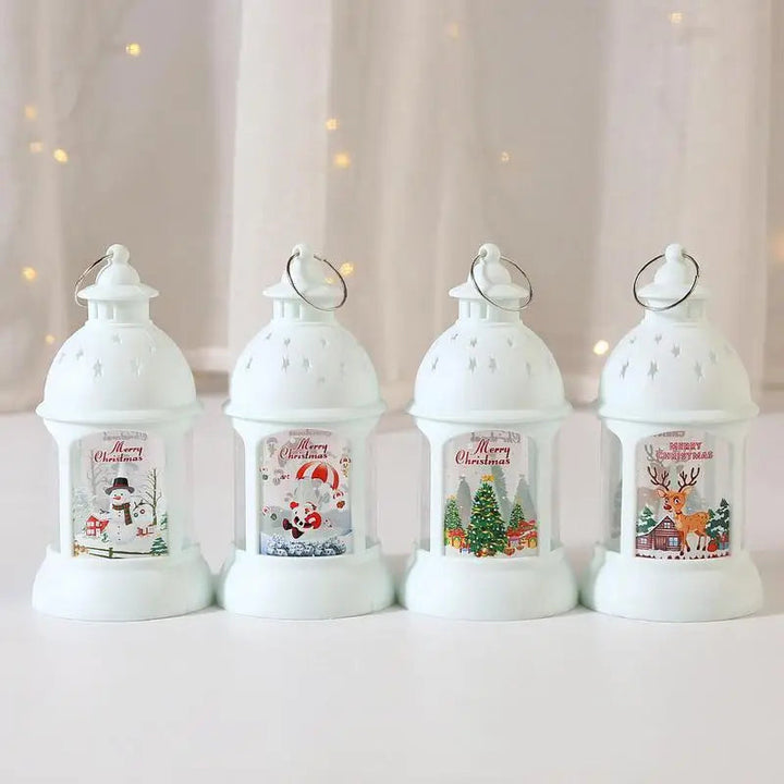 Norvo | SantaGlow - LED-lanterner med julemotivet Santa Claus for en festlig og koselig juleatmosfære