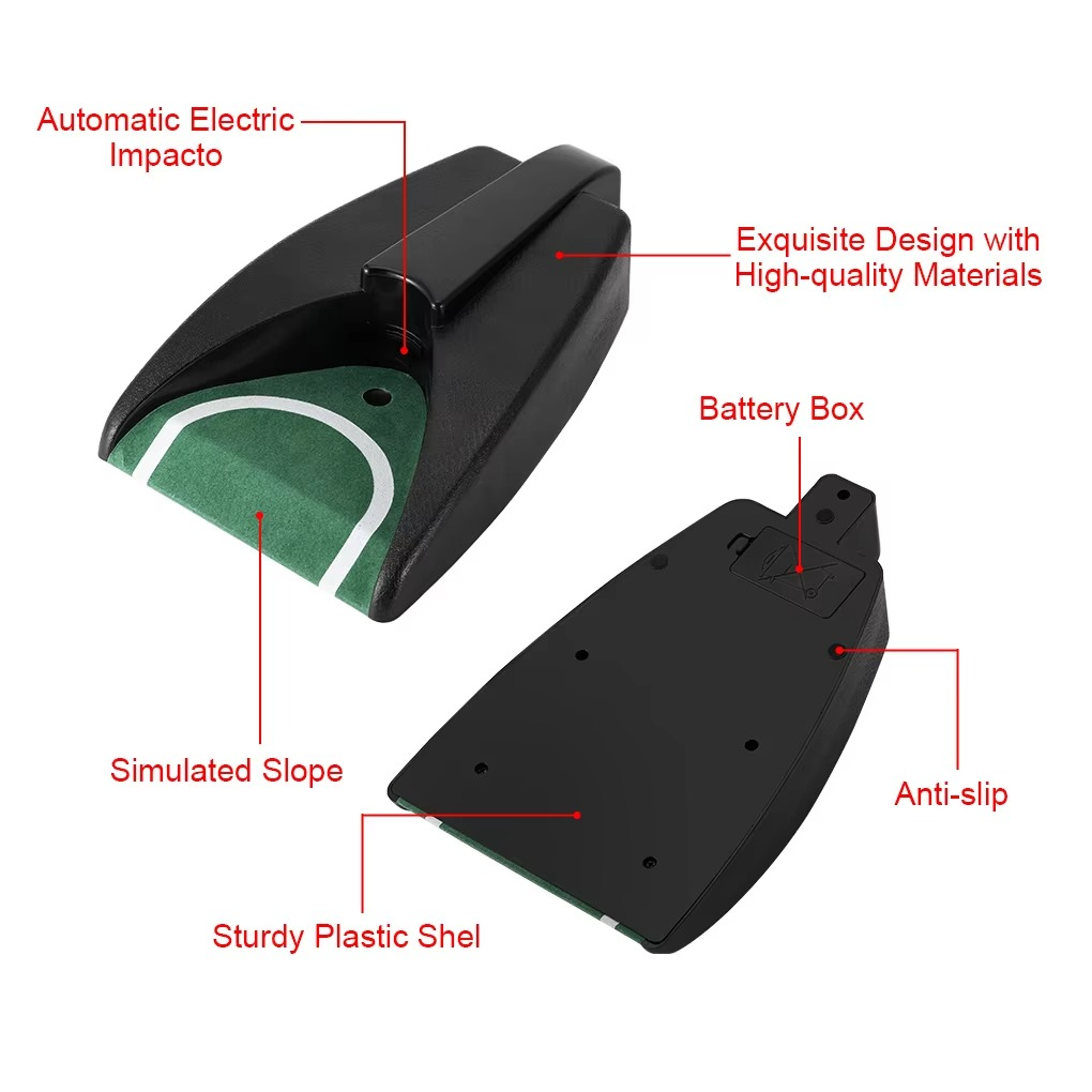 Norvo | Automatisk golfputte kopp med ballretur for innendørs og kontor trening