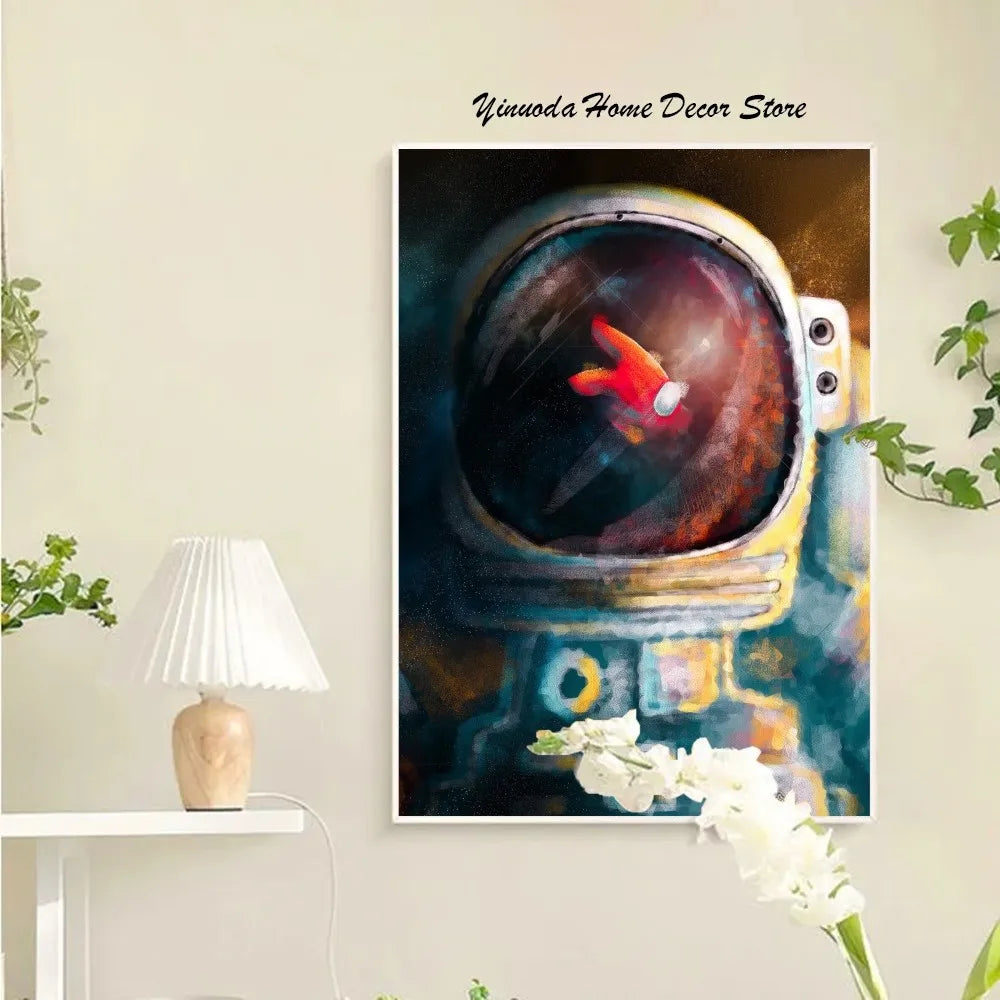 Norvo Among Us Plakat Veggkunst Hjemmeinnredning Rominnredning Digital Maleri Stue Restaurant Kjøkken Kunst