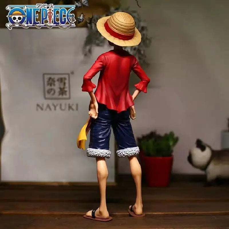 Selvsikker Smiley Luffy Ansiktsbyttende Anime Figur - 11-tommers Action Dukke Modell for Samlere og Fans