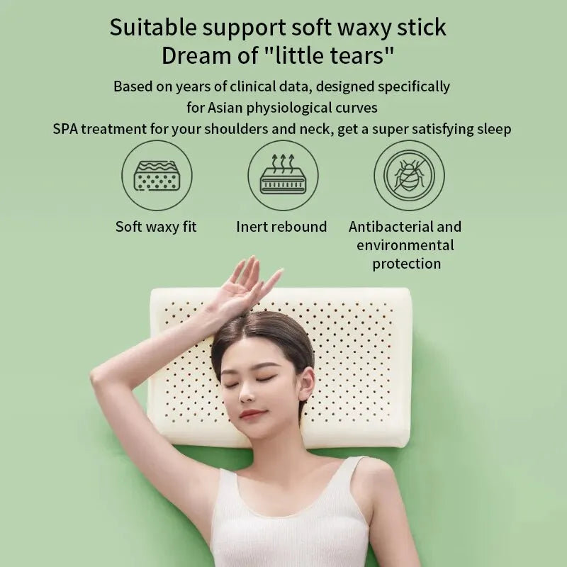 Norvo | Hypoallergenisk naturlatex pustende ergonomisk pute