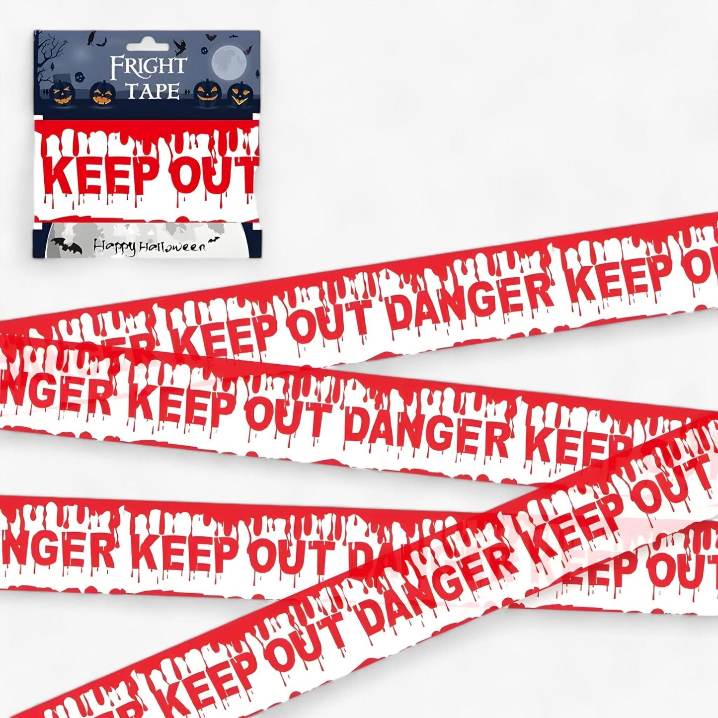 Norvo | Bandeau Advarsel Skull Halloween - Spooky Party Dekorasjon