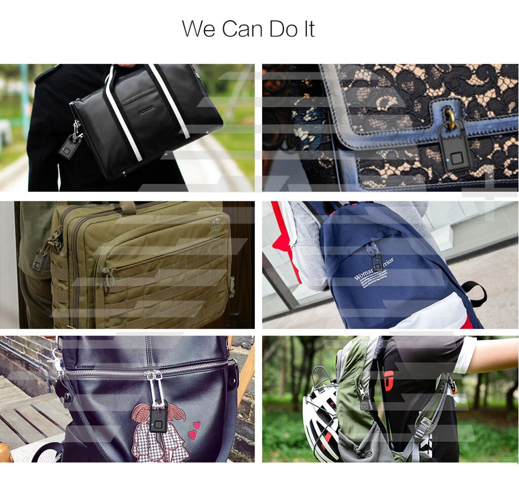 Norvo | Touch Guard Smart Fingeravtrykk Vanntett Sikker Lås