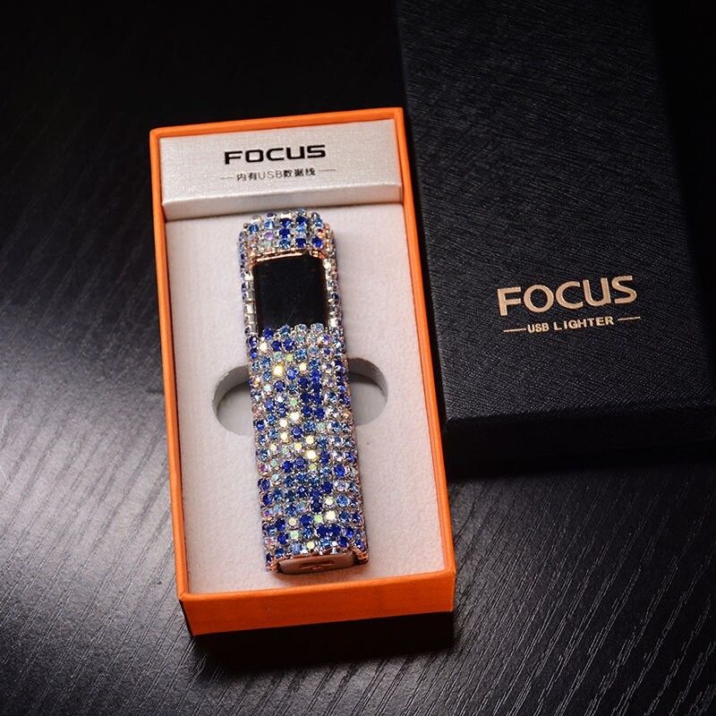 Norvo | Glitterstein Rhinestone Oppladbar Bærbar Tenner