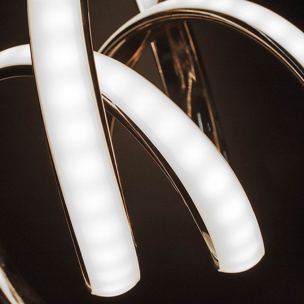Norvo | SpiralGlow – Elegant LED Bordlampe med Koselig Varmt Lys