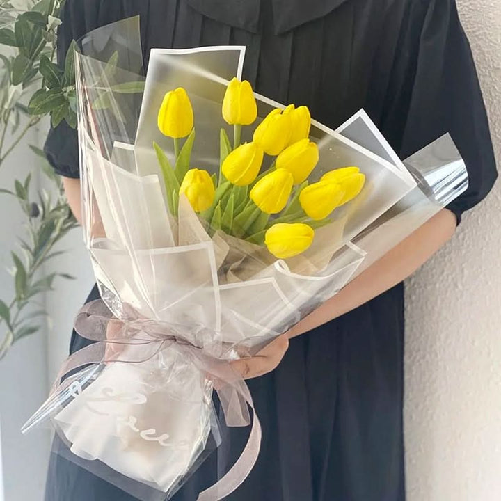 Norvo | Kunstig Tulipanbukett med Realistiske Livaktige Blomster
