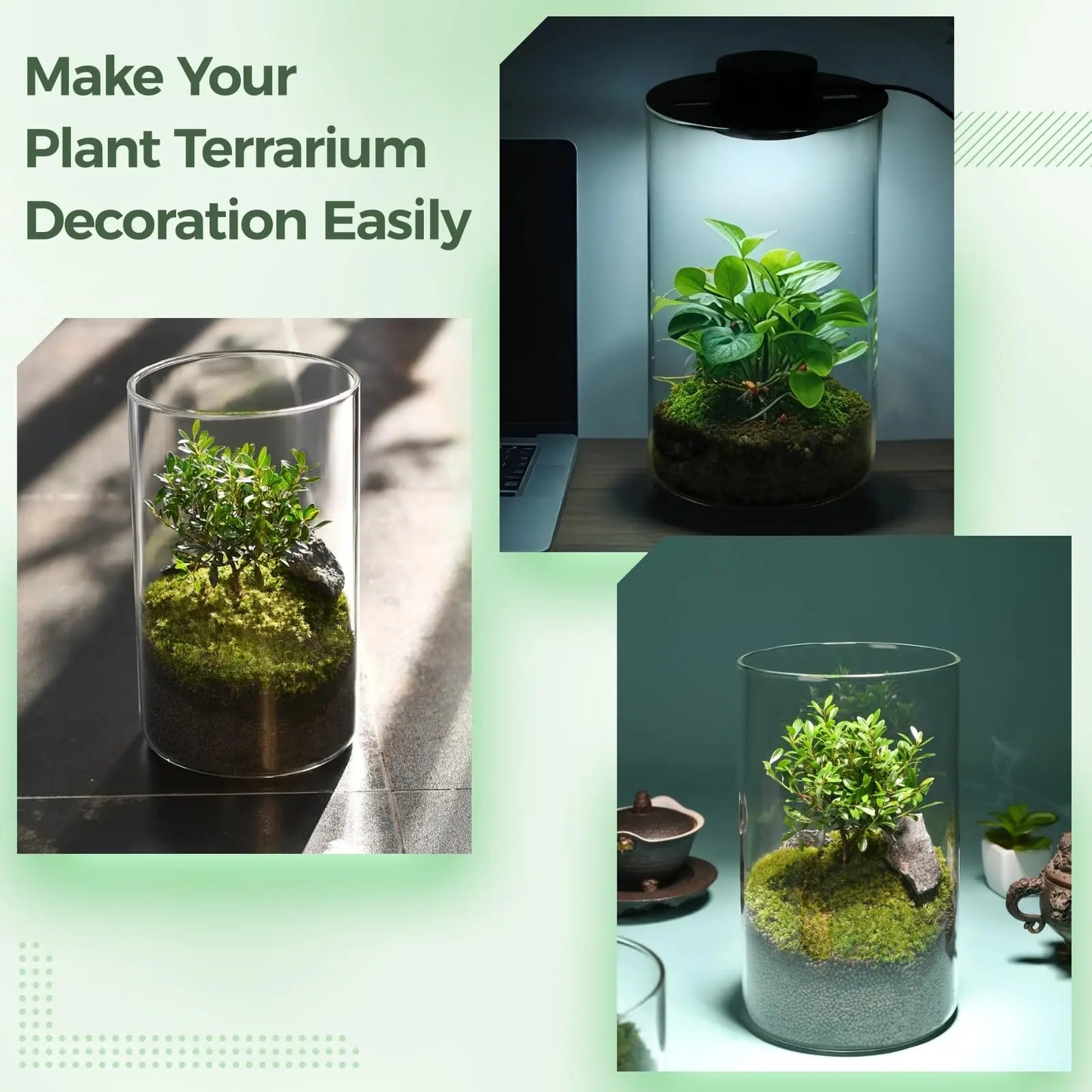 Norvo | Mini Forest Maker Terrarium Dekor Vase