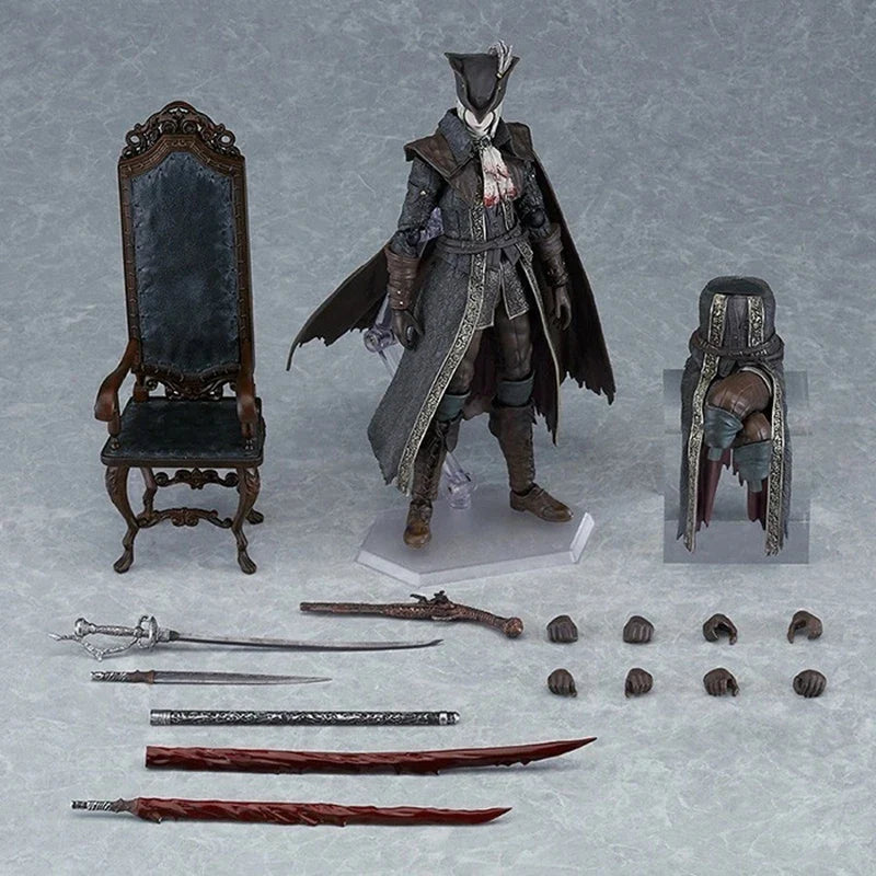 Figma 536 Lady Maria Actionfigur - Bloodborne PVC-dukke, samler DX-utgave modell for gamere og fans  16,5 cm (6,2 tommer)