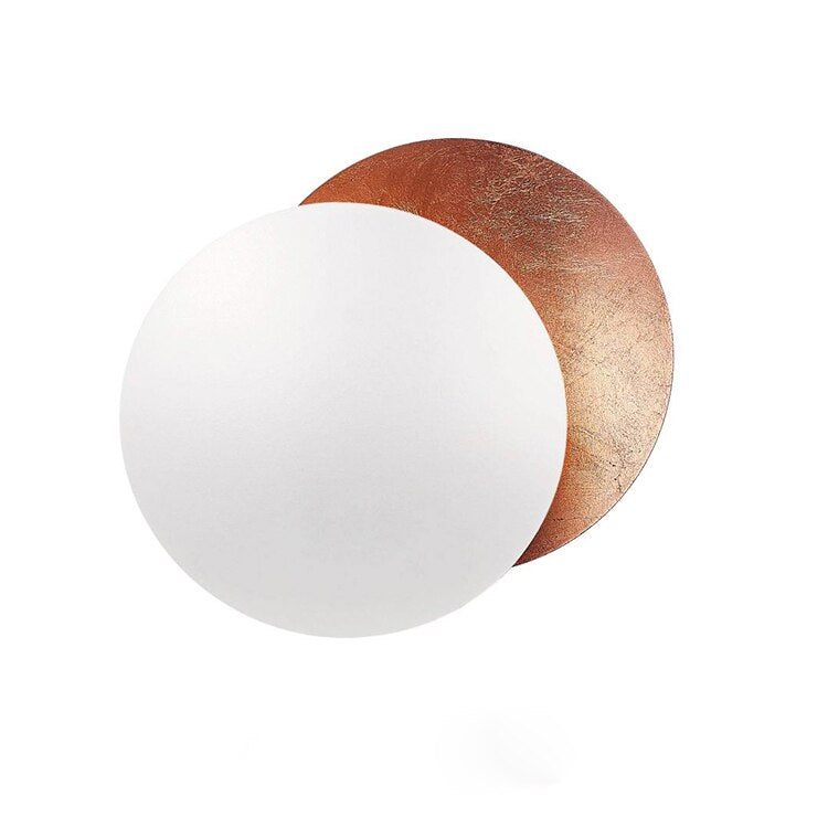 Norvo | SolGlow Solformørkelse LED Vegglampe | Moderne Stemningslampe | Elegant Vegglampe for Stue & Soverom