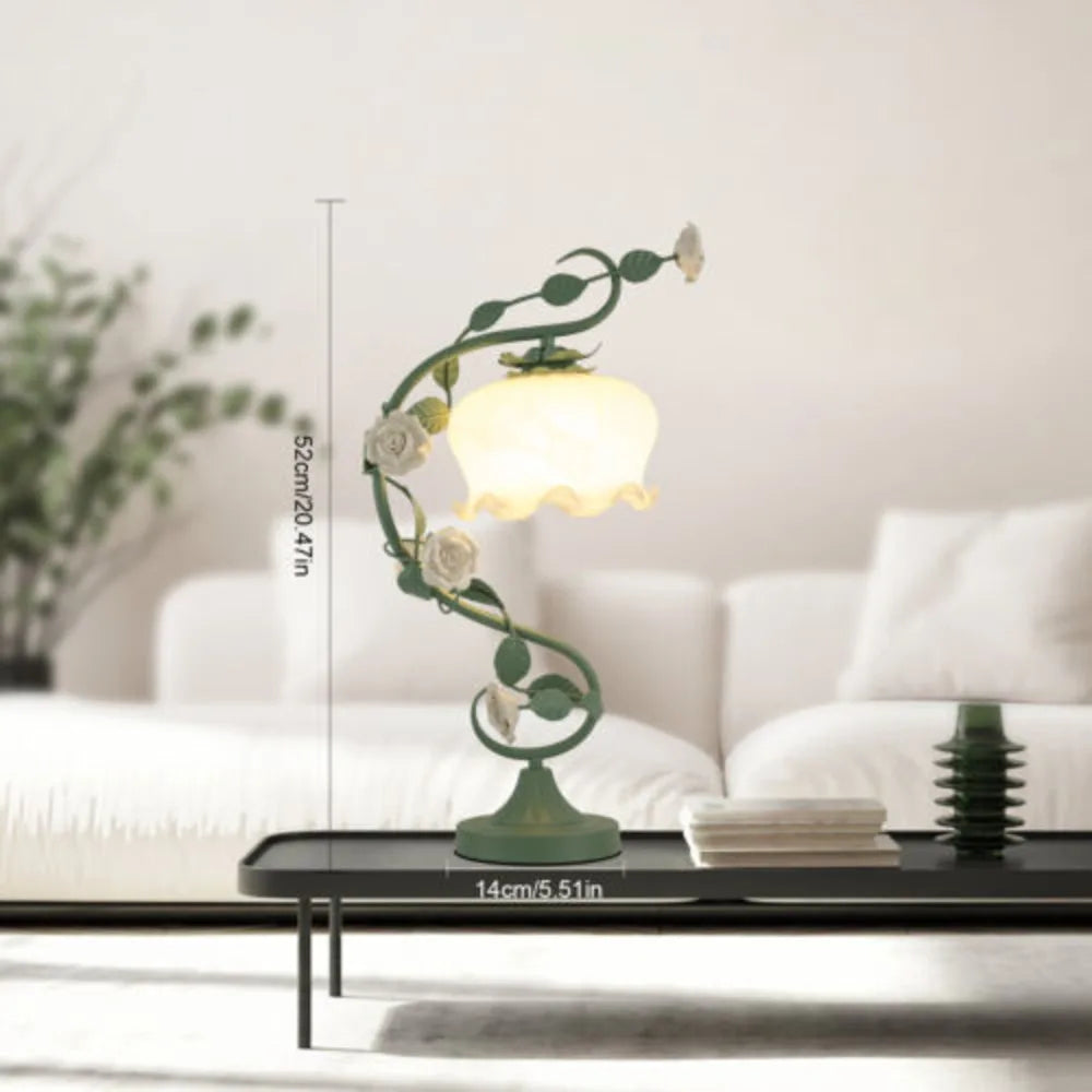 Norvo | Kunstnerisk Naturtema-Blomster Skrivebordslampe
