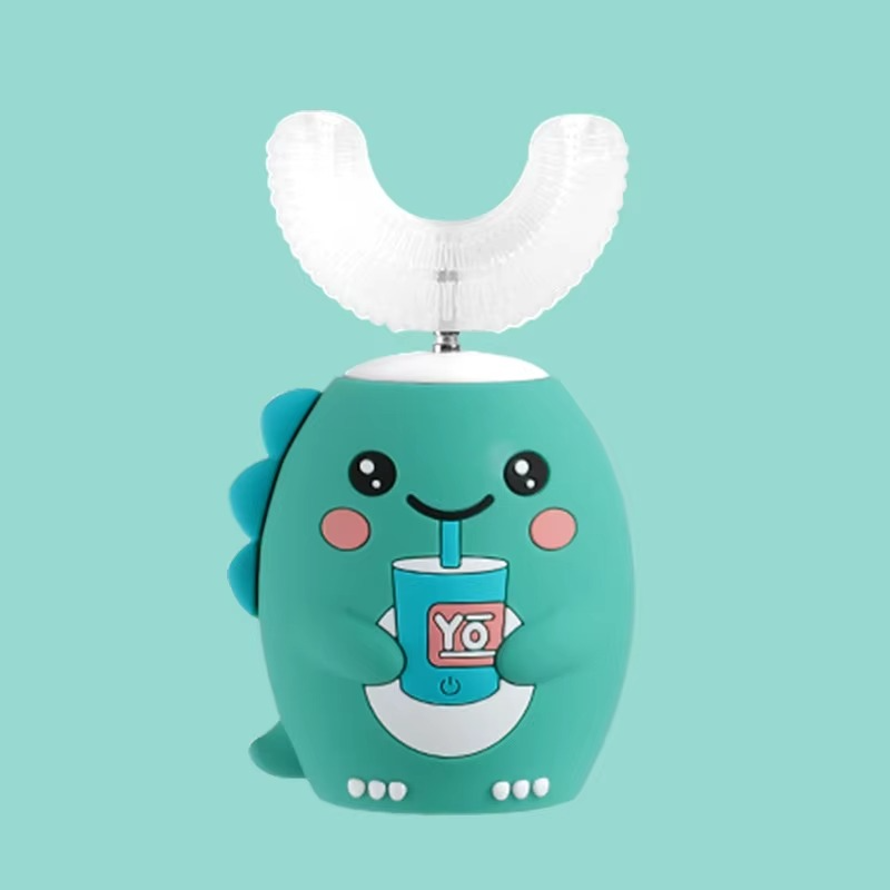 Norvo | Barnvennlig U-formet Sonic Elektrisk Tannbørste med Blått Lys Teknologi