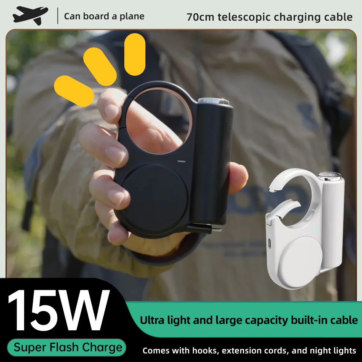 Norvo | Clip-On Dual-Port Nødstrøm Bank