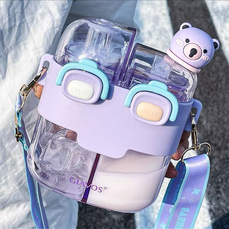 Norvo | Double-Bin Drikk Mer Barn Vannflaske