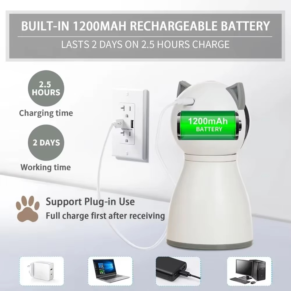 Norvo | Katt Interaktiv Laserleketøy – Bevegelsesorientert Jaktmoro for Innendørs Katter