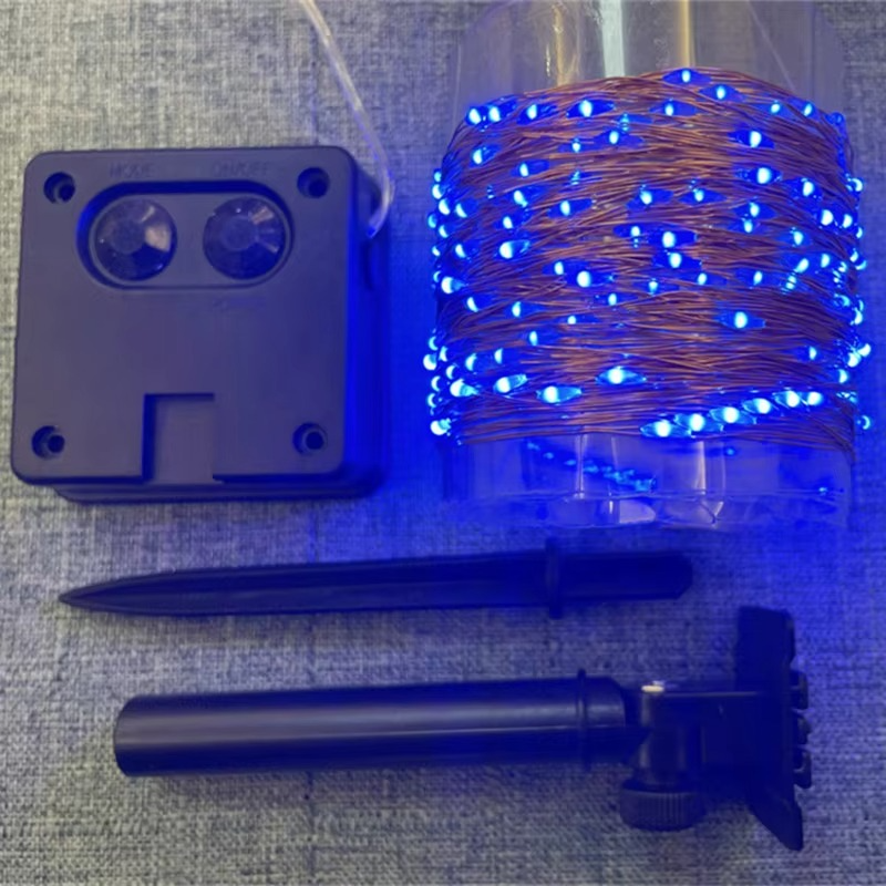 Norvo | Fortryllet Solar LED Hagebelysning – Kobbertråd